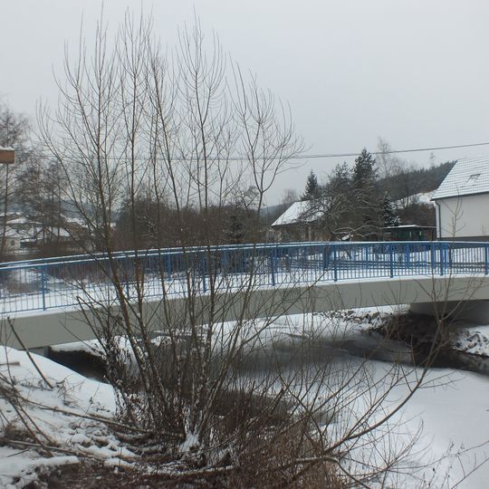 Bridge to the open air cinema in Starý Knín