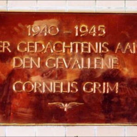Plaquette in het NS-station