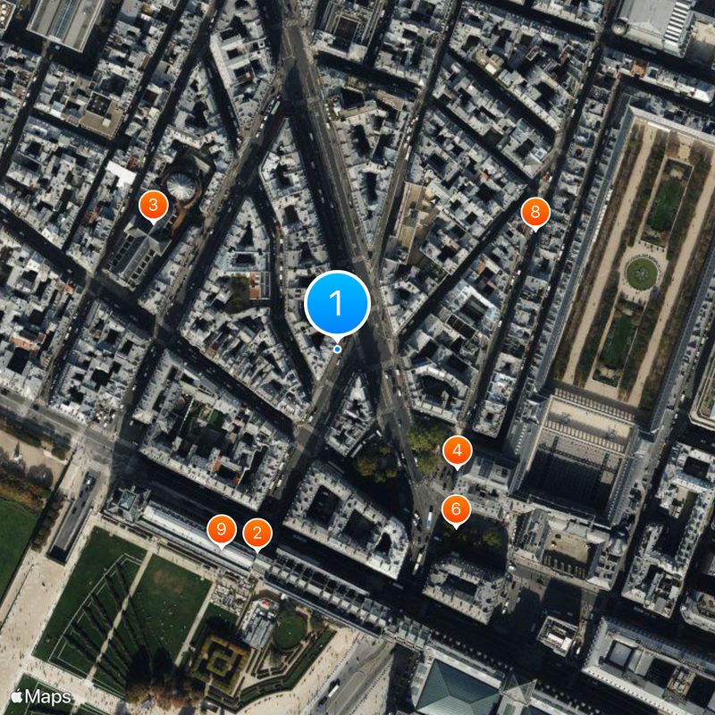 French competition authority Map
