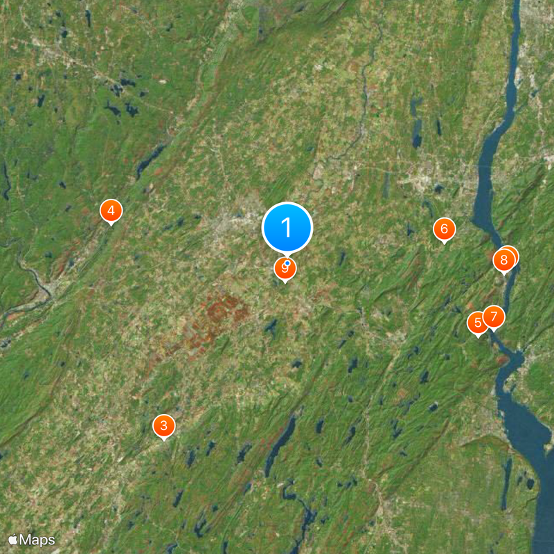 Comté d'Orange Carte