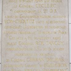 Commemorative plaque