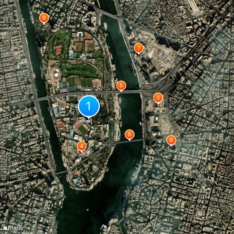 Torre do Cairo Mapa