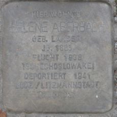 Stolperstein dedicated to Helene Aberbach