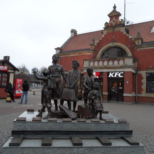 Kindertransport memorial in Gdańsk