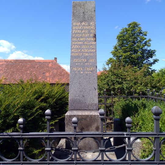 World War I memorial in Putim