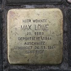 Stolperstein en memoria de Max Löwe