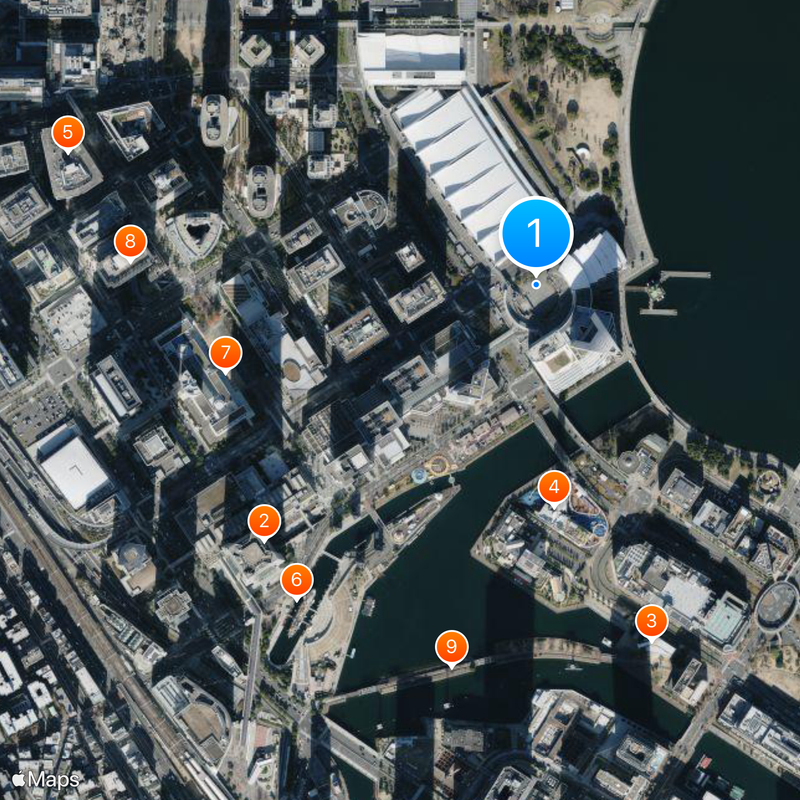 Pacifico Yokohama Map