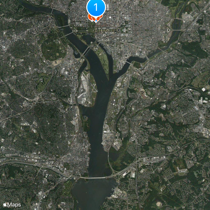 White House Visitors Office Mappa