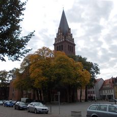 Naturdenkmal Rosskastanie  Marktplatz; Flur 19, Flurstück 40 (vorn links am Marktbrunnen) in Bad Liebenwerda