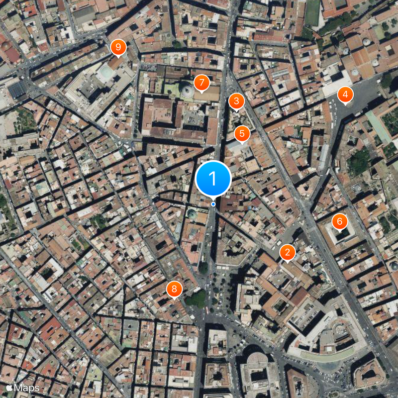 Via Toledo Map