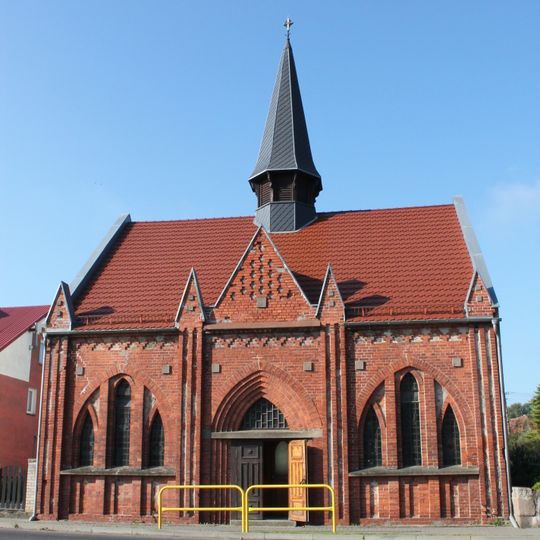 Kościół pom. Podwyższenia Krzyża Św., Sławieńska 1 w Polanowie