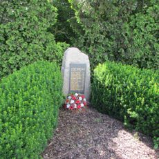 Pomník Obětem 2. světové války v Nádražní ulici v Pelhřimově