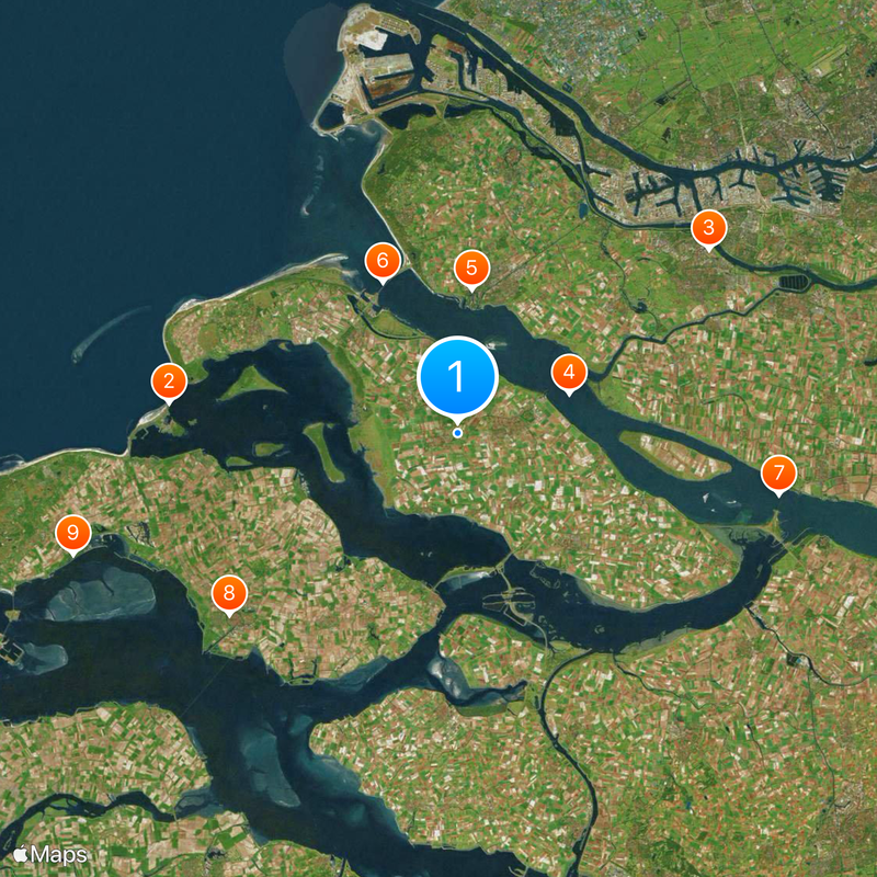 Goeree-Overflakkee Map