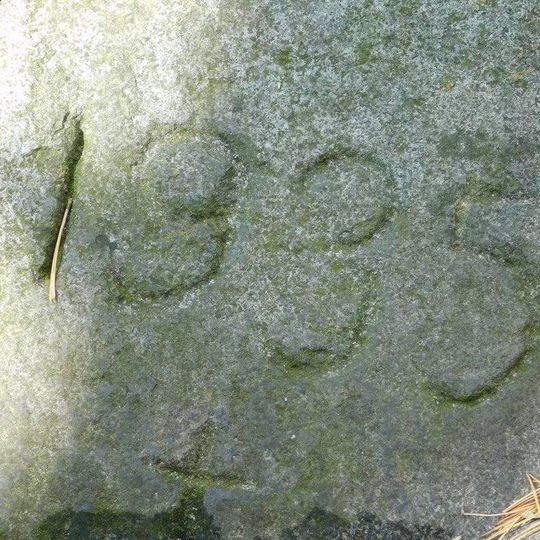 Kámen s rytinou na kótě 340 m n. m. východně od Kozojed