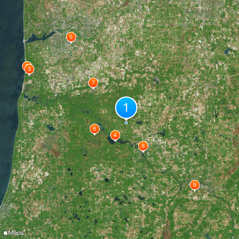 Contea di Allegan Mappa