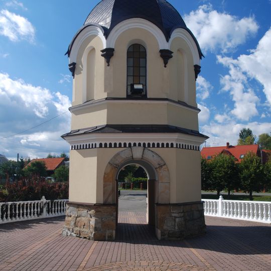 Old bell tower in Wróblik Królewski