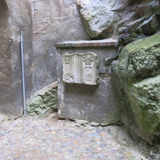 Základní kámen zámeckého muzea v Českém Krumlově