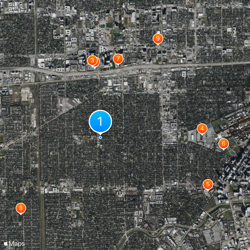 West University Place Mapa