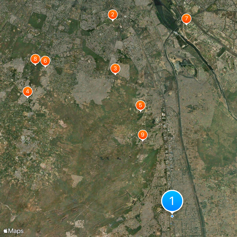 Faridabad Map