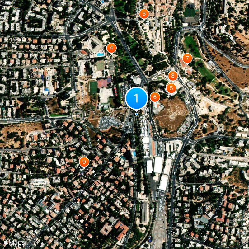Israel Ministry of Education Map
