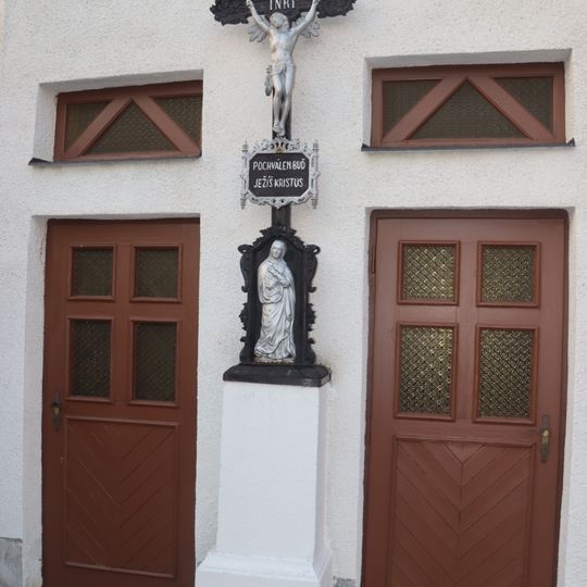 Cross near Chapel of Heart of Saint Mary