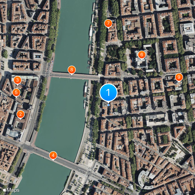Lyon Metro Map