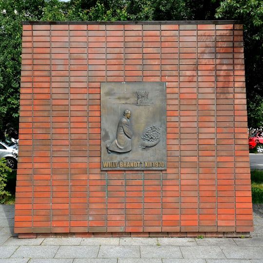 Willy Brandt Square in Warsaw