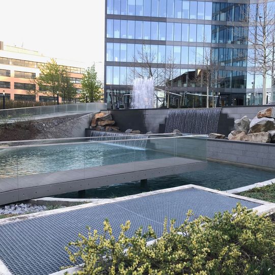 Kašna u budovy Filadelfie