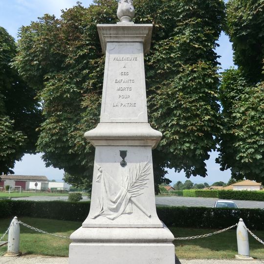 War memorial of Villeneuve