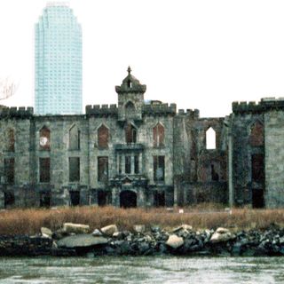 Ruinen des Roosevelt Island Pockenkrankenhauses