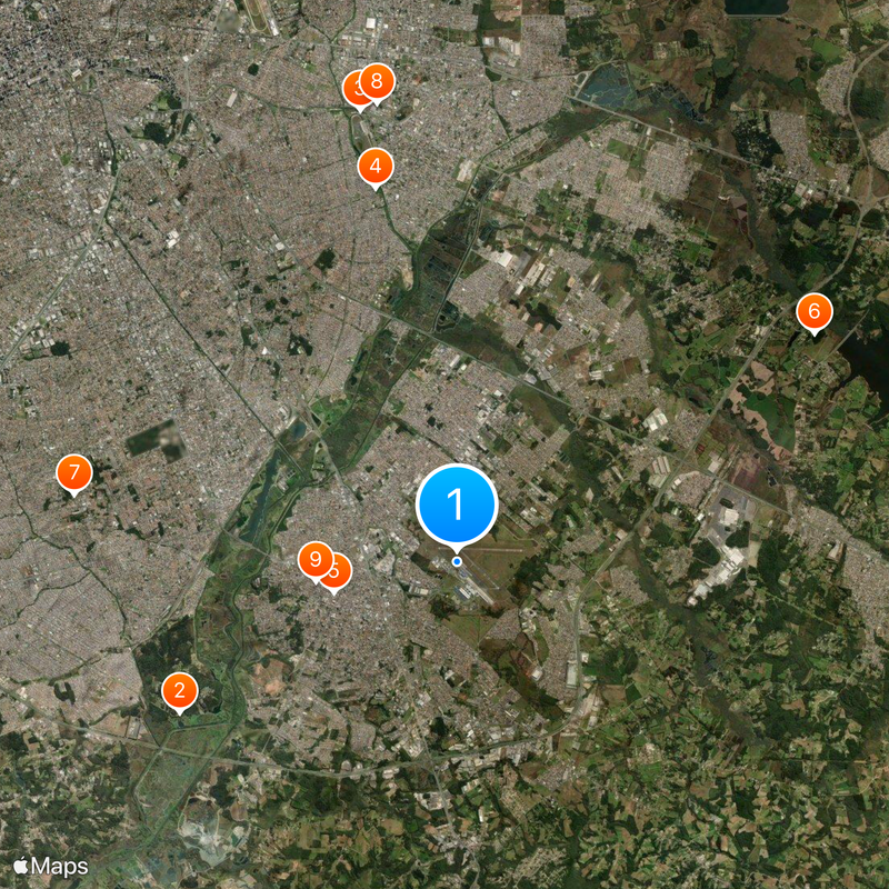 Afonso Pena International Airport Map