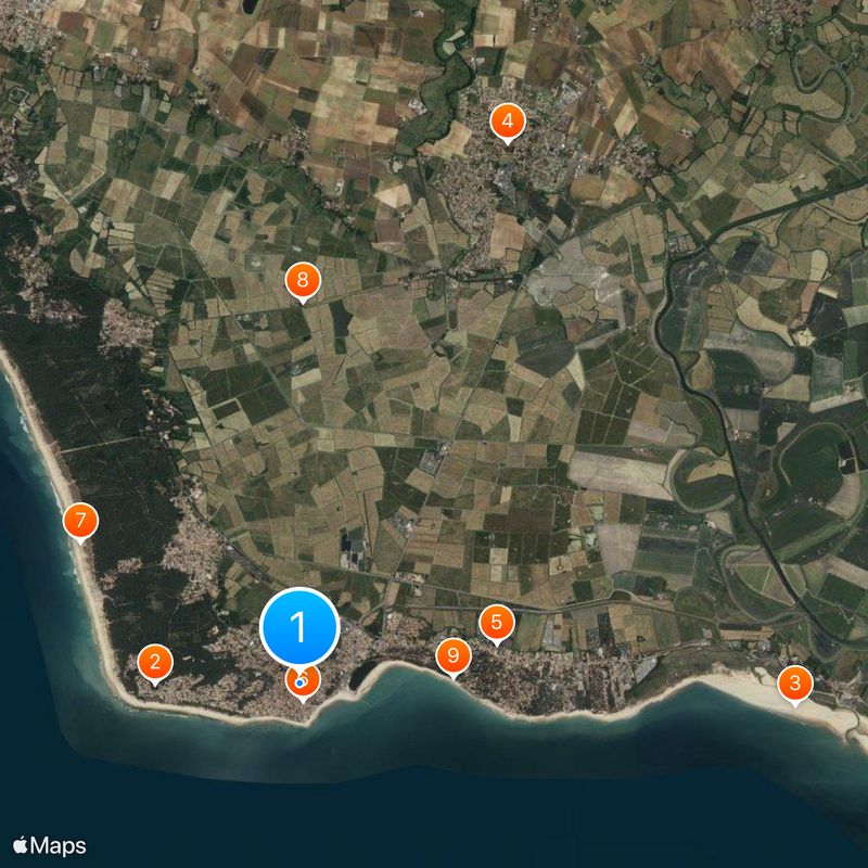 La Tranche-sur-Mer Map