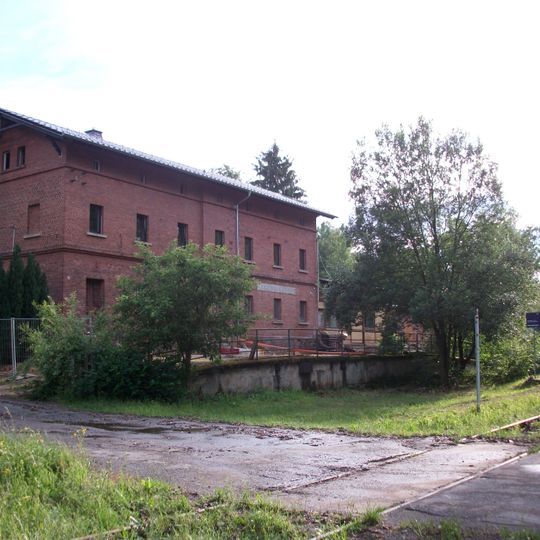 Bahnhof Langenbernsdorf; Bahnstrecke Werdau–Mehltheuer; Sachgesamtheit Werdauer Waldeisenbahn Langenbernsdorf