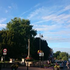 Upton cross in old churchyard