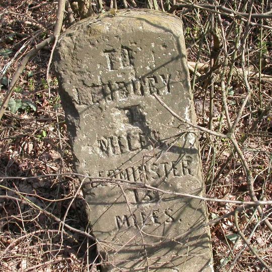 Milestone, Mitchell's Cottages; 70m S Upper Mitchell's Cottages