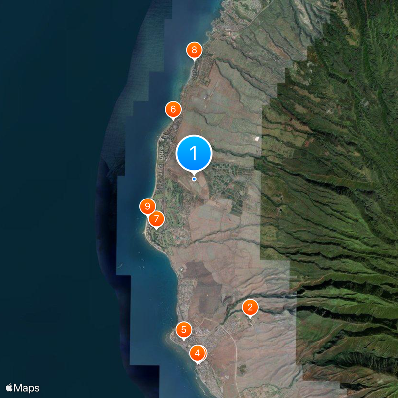 Kaanapali Map