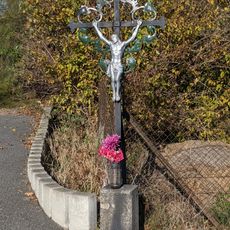 Wayside cross at Vimperská and Dobřanovská street