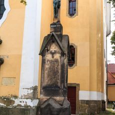 Kříž u kostela svatého Ondřeje v Třebechovicích pod Orebem