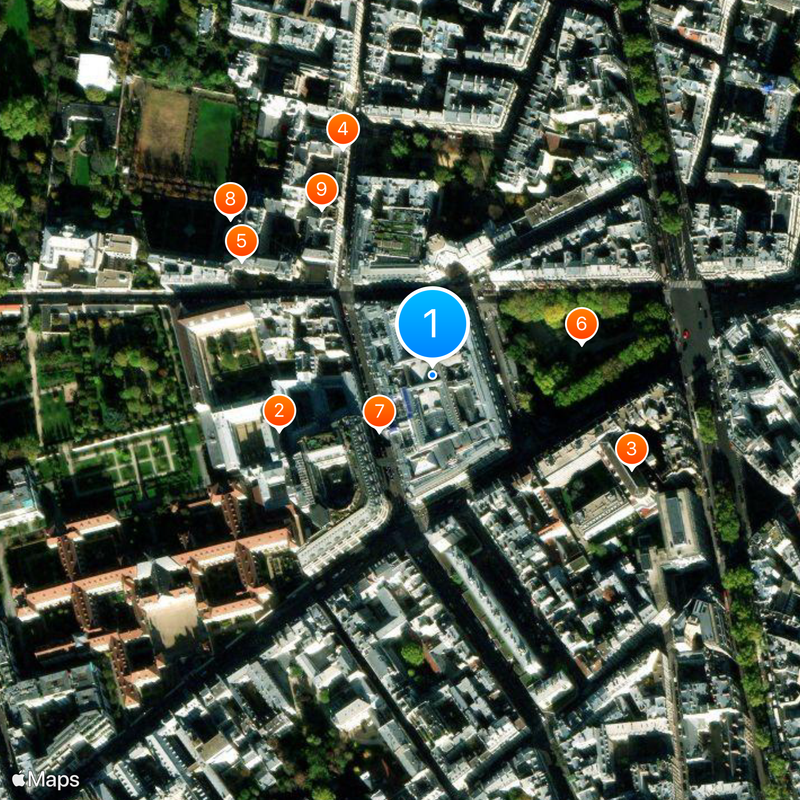 Le Bon Marché Map