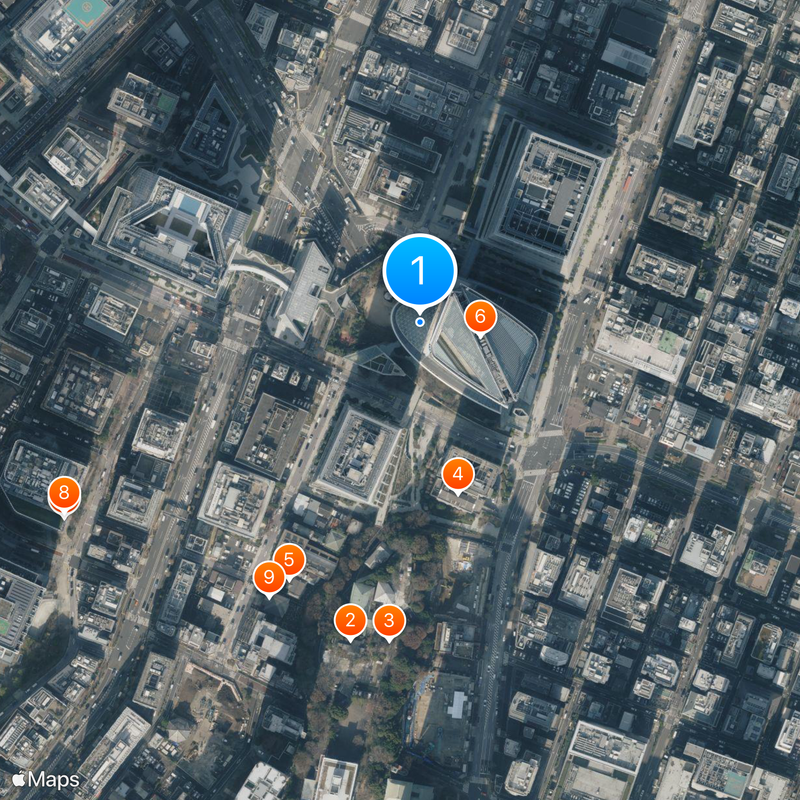 Toranomon Hills Karte