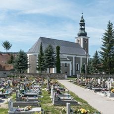Saint Andrew church and rectory in Trzebieszowice