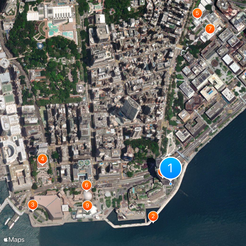 Rosewood Hong Kong Map