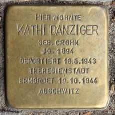 Stolperstein dedicated to Kathi Danziger