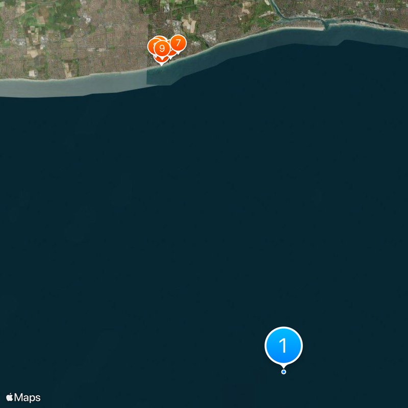 Rampion Wind Farm Map