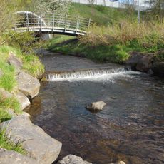 Lávka přes Lobezský potok v Sokolově u golfového areálu