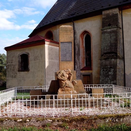 World War I memorial in Dubenec