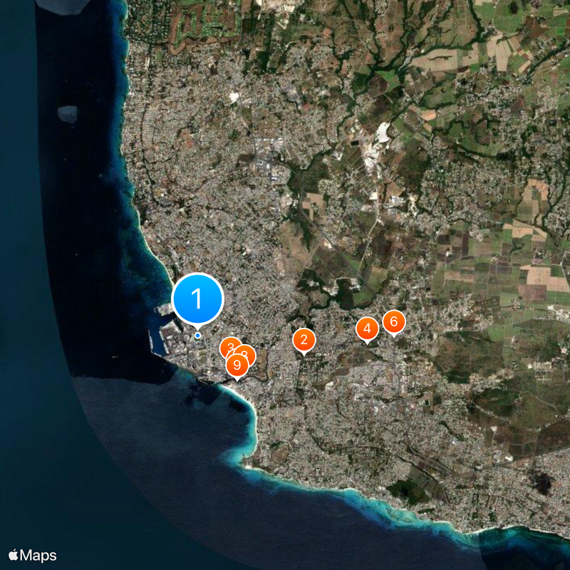 Kensington Oval Mapa