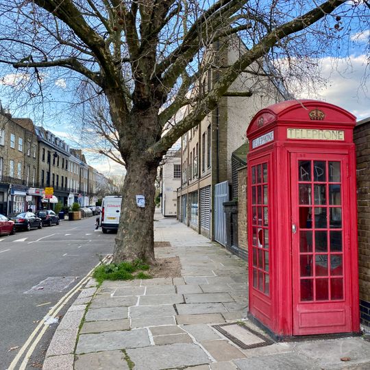 K2 Telephone Kiosk At Junction With Agar Grove