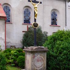 Cross in Kostelní street