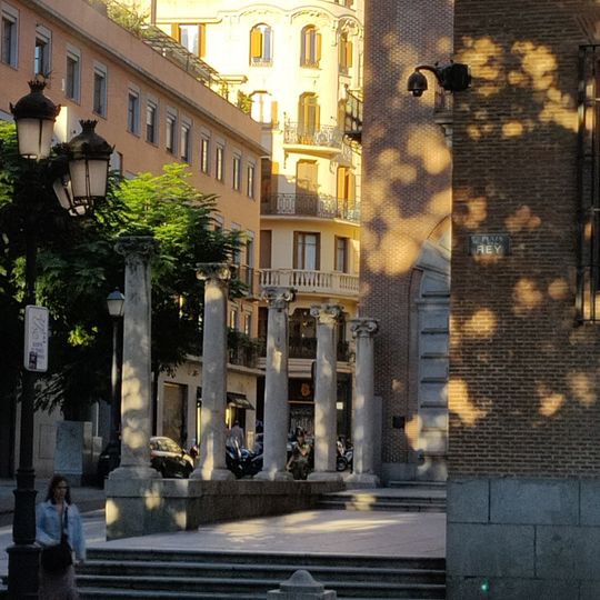 Columnas de la casa de las Siete Chimeneas